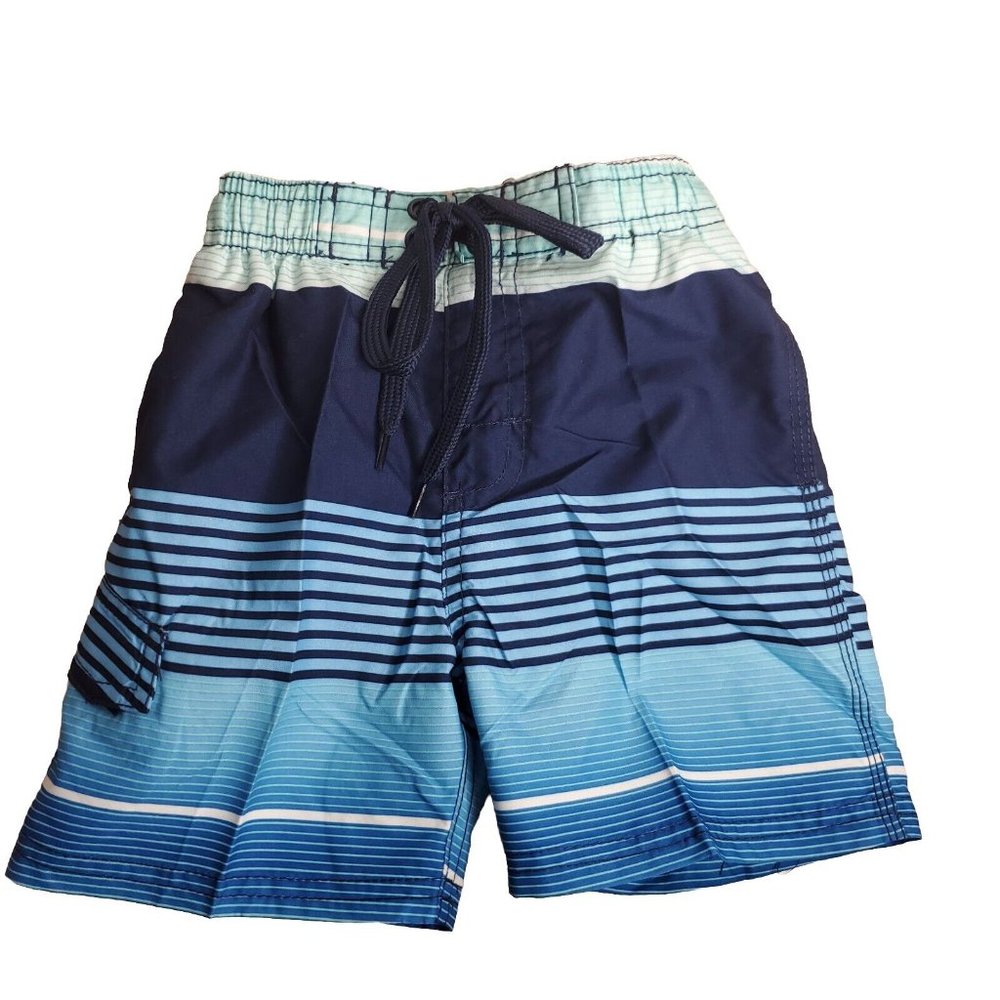 Kanu Surf Boys' Avalon Quick Dry UPF 50+ Beach Swim Trunk Echelon Navy 2T